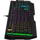 Клавиатура A4Tech Bloody B135N черный USB Multimedia for gamer LED (подставка для запястий) (B135N)
