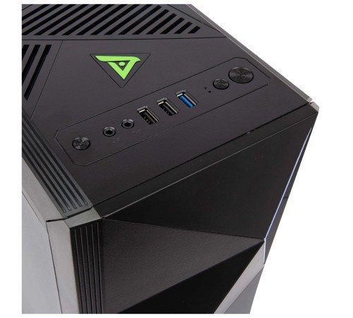 Корпус Hiper A68 черный без БП ATX 1x92mm 2xUSB2.0 1xUSB3.0 audio bott PSU