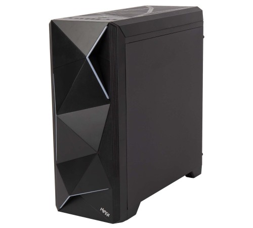 Корпус Hiper A68 черный без БП ATX 1x92mm 2xUSB2.0 1xUSB3.0 audio bott PSU