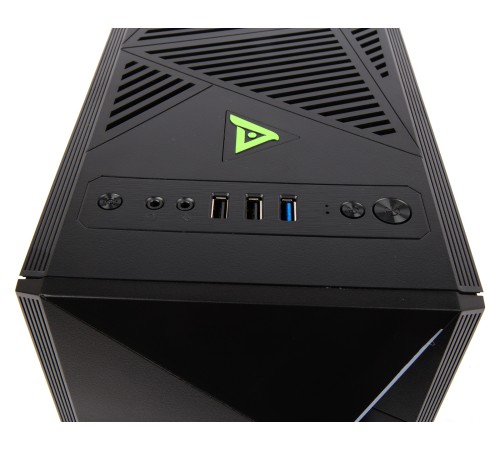 Корпус Hiper A68 черный без БП ATX 1x92mm 2xUSB2.0 1xUSB3.0 audio bott PSU