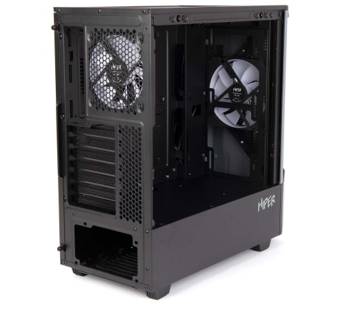 Корпус Hiper CC BG черный без БП ATX 2x120mm 1x140mm 2xUSB3.0 audio bott PSU Корпус Hiper CC BG черный без БП ATX 2x120mm 1x140mm 2xUSB3.0 audio bott PSU