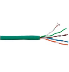 Кабель информационный Lanmaster LAN-5EUTP-PT-LSZH-GN кат.5е U/UTP не экранированный 4X2X24AWG LSZH внутренний 305м зеленый