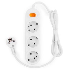 Сетевой удлинитель Powercube PC-1-3М 3м (3 розетки) белый (коробка)