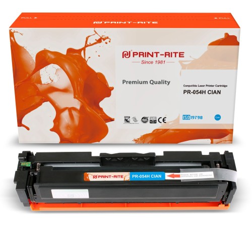 Картридж лазерный Print-Rite TFCA06CPU1J PR-054H CIAN 054H Cian голубой (2300стр.) для Canon LBP 621Cw/623Cdw/641Cw/643Cdw Картридж лазерный Print-Rite TFCA06CPU1J PR-054H CIAN 054H Cian голубой (2300стр.) для Canon LBP 621Cw/623Cdw/641Cw/643Cdw