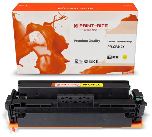 Картридж лазерный Print-Rite TFHAXIYPU1J PR-CF412X CF412X желтый (5000стр.) для HP LJ M452DW/DN/NW M477FDW/M477FDN/M477FNW