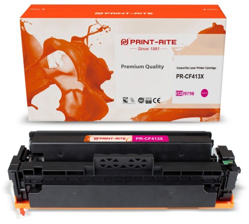 Картридж лазерный Print-Rite TFHAXJMPU1J PR-CF413X CF413X пурпурный (5000стр.) для HP LJ M452DW/DN/NW M477FDW/M477FDN/M477FNW