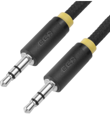 Greenconnect Кабель аудио 0.5m jack 3,5mm/jack 3,5mm, нейлон, черный, желтая окантовка, ультрагибкий, 28 AWG, M/M, Premium GCR-AVC8114-0.5m, экран, стерео Greenconnect 0.5m jack 3.5mm/jack 3.5mm нейлон (GCR-AVC8114-0.5m)