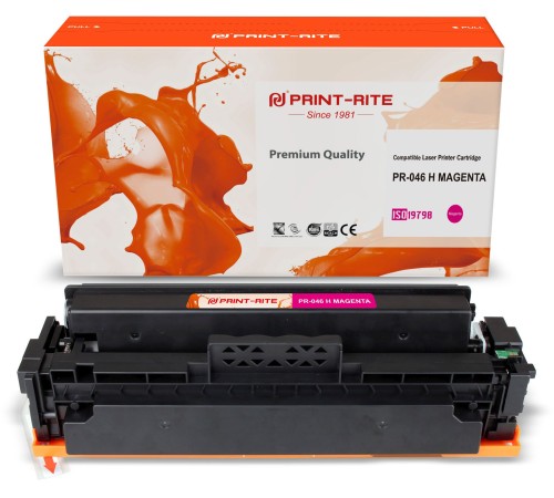 Картридж лазерный Print-Rite TFC453MPU1J PR-046 H MAGENTA 046 H Magenta пурпурный (5000стр.) для Canon LBP 653Cdw/654Cx/MF732Cdw/734Cdw/735Cx Картридж лазерный Print-Rite TFC453MPU1J PR-046 H MAGENTA 046 H Magenta пурпурный (5000стр.) для Canon LBP 653Cdw/654Cx/MF732Cdw/734Cdw/735Cx