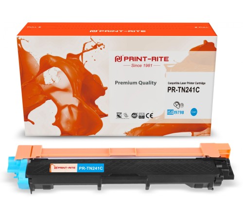 Картридж лазерный Print-Rite TFB684CPU1J PR-TN241C TN-241C голубой (1400стр.) для Brother HL-3170CDW