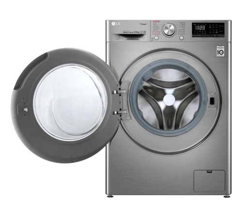 Стиральная машина LG F4V5VG2S класс: A загр.фронтальная макс.:9кг темно-серебристый