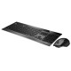 Клавиатура + мышь Rapoo 9900M BLACK клав:черный мышь:черный USB беспроводная Bluetooth/Радио slim (19354)