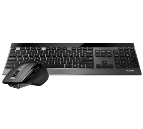 Клавиатура + мышь Rapoo 9900M BLACK клав:черный мышь:черный USB беспроводная Bluetooth/Радио slim (19354) Клавиатура + мышь Rapoo 9900M BLACK клав:черный мышь:черный USB беспроводная Bluetooth/Радио slim (19354)