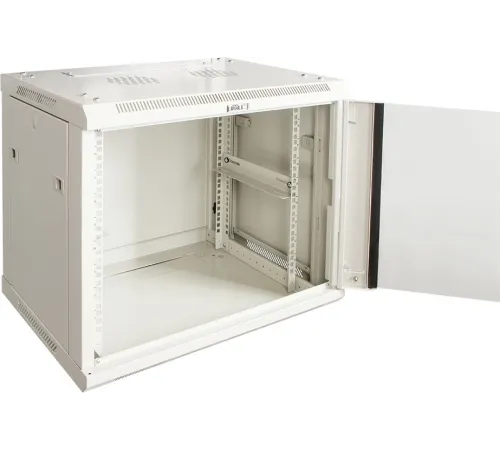 Шкаф коммутационный Lanmaster PRO (TWT-CBWPG-15U-6X4-GY) настенный 15U 600x450мм пер.дв.стекл 60кг серый IP20