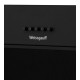 Вытяжка встраиваемая Weissgauff Leaf 600 PB Full Black Enamel черный управление: кнопочное (1 мотор)