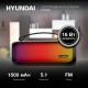 Портативная колонка Hyundai H-PS1020, 16Вт, черный