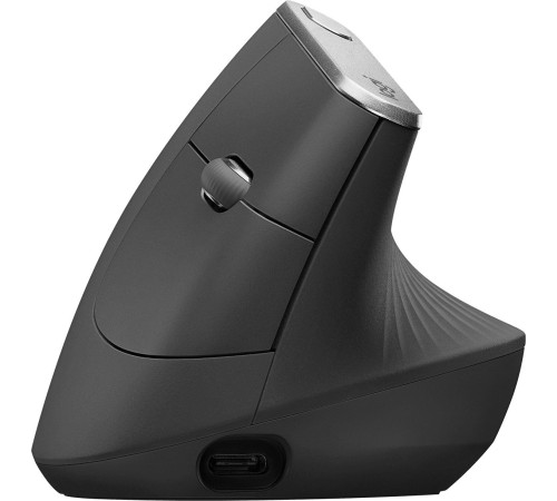 Мышь Logitech MX Vertical черный оптическая (4000dpi) беспроводная BT/Radio USB