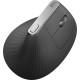 Мышь Logitech MX Vertical черный оптическая (4000dpi) беспроводная BT/Radio USB