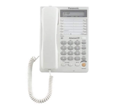 Телефон проводной Panasonic KX-TS2365RUW белый