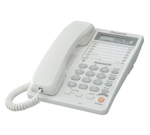 Телефон проводной Panasonic KX-TS2365RUW белый