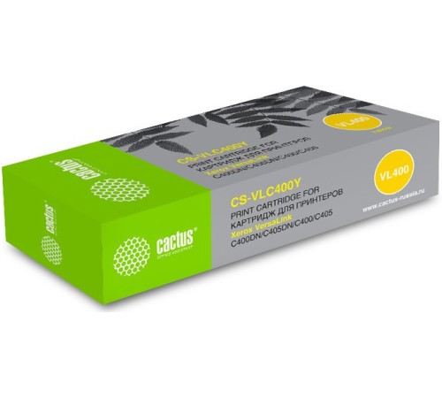 Картридж лазерный Cactus CS-VLC400YRU 106R03533 желтый (8000стр.) для Xerox VersaLink C400DN/C405DN/C400/405