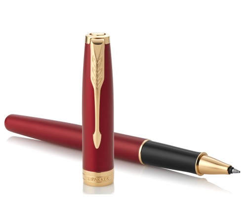 Ручка роллер Parker Sonnet Core T539 (CW1931475) LaqRed GT F черн. черн. подар.кор. Ручка роллер Parker Sonnet Core T539 (CW1931475) LaqRed GT F черн. черн. подар.кор.