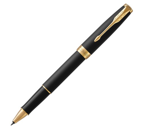 Ручка роллер Parker Sonnet Core T528 (CW1931518) Matte Black GT F черн. черн. подар.кор.