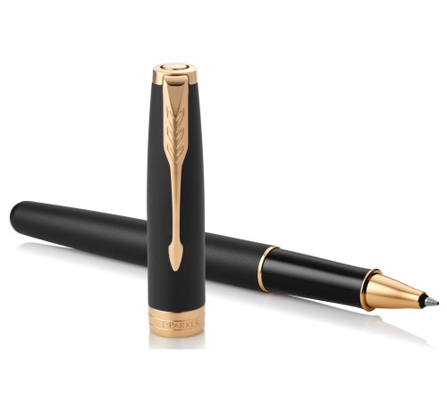 Ручка роллер Parker Sonnet Core T528 (CW1931518) Matte Black GT F черн. черн. подар.кор.