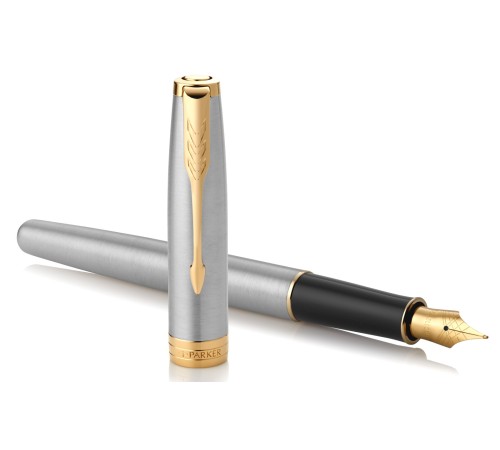 Ручка перьев. Parker Sonnet Core F527 (CW1931504) Stainless Steel GT F сталь нержавеющая подар.кор. Ручка перьев. Parker Sonnet Core F527 (CW1931504) Stainless Steel GT F сталь нержавеющая подар.кор.