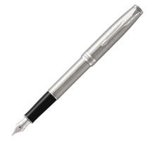 Ручка перьев. Parker Sonnet Core F526 (CW1931509) Stainless Steel CT F сталь нержавеющая
