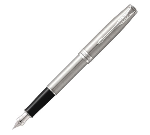 Ручка перьев. Parker Sonnet Core F526 (CW1931509) Stainless Steel CT F сталь нержавеющая Ручка перьев. Parker Sonnet Core F526 (CW1931509) Stainless Steel CT F сталь нержавеющая