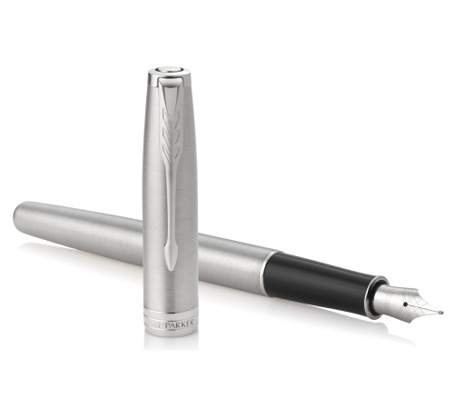 Ручка перьев. Parker Sonnet Core F526 (CW1931509) Stainless Steel CT F сталь нержавеющая Ручка перьев. Parker Sonnet Core F526 (CW1931509) Stainless Steel CT F сталь нержавеющая
