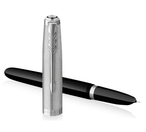 Ручка перьев. Parker 51 Core (CW2123491) Black CT F сталь нержавеющая подар.кор. Ручка перьев. Parker 51 Core (CW2123491) Black CT F сталь нержавеющая подар.кор.