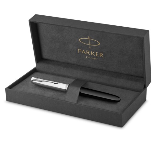 Ручка перьев. Parker 51 Core (CW2123491) Black CT F сталь нержавеющая подар.кор. Ручка перьев. Parker 51 Core (CW2123491) Black CT F сталь нержавеющая подар.кор.
