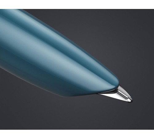Ручка перьев. Parker 51 Core (CW2123506) Teal Blue CT F сталь нержавеющая подар.кор.
