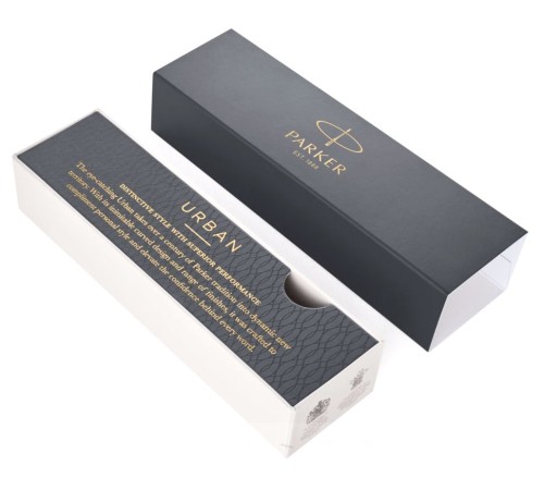 Ручка перьев. Parker Urban Core F309 (CW1931593) Muted Black GT F сталь нержавеющая подар.кор. Ручка перьев. Parker Urban Core F309 (CW1931593) Muted Black GT F сталь нержавеющая подар.кор.