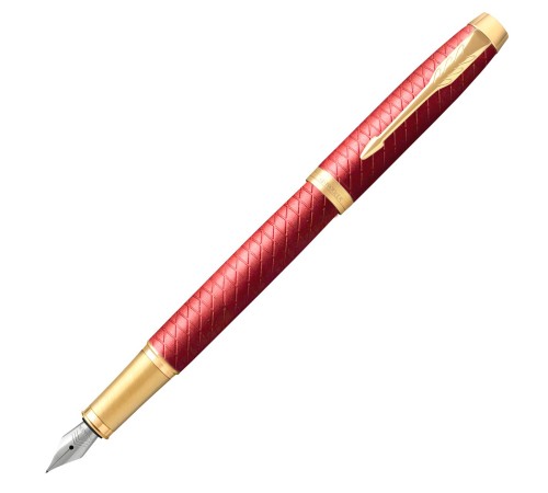 Ручка перьев. Parker IM Premium F318 (CW2143650) Red GT F сталь нержавеющая подар.кор. Ручка перьев. Parker IM Premium F318 (CW2143650) Red GT F сталь нержавеющая подар.кор.