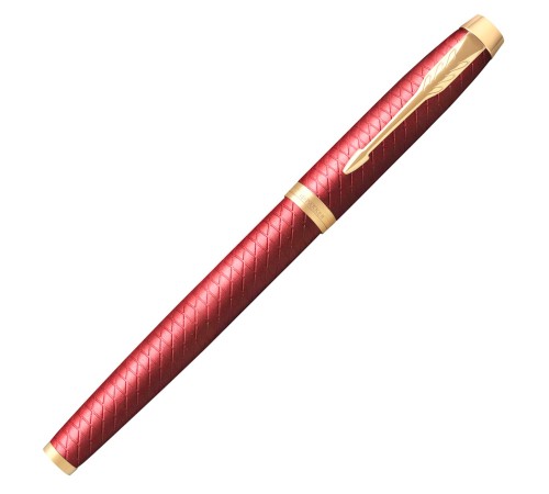 Ручка перьев. Parker IM Premium F318 (CW2143650) Red GT F сталь нержавеющая подар.кор. Ручка перьев. Parker IM Premium F318 (CW2143650) Red GT F сталь нержавеющая подар.кор.
