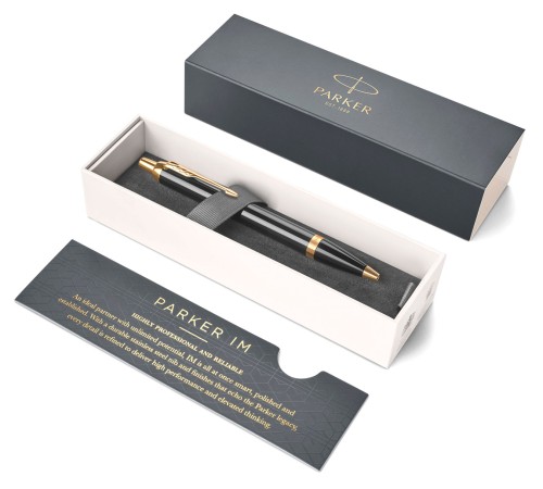 Ручка шариков. Parker IM Core K321 (CW1931666) Black GT M син. черн. подар.кор. Ручка шариков. Parker IM Core K321 (CW1931666) Black GT M син. черн. подар.кор.