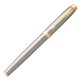 Ручка роллер Parker IM Core T321 (CW1931663) Brushed Metal GT F черн. черн. подар.кор.