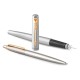 Набор ручек Parker Jotter Core FK691 (CW2093257) Stainless Steel GT сталь нержавеющая подар.кор. ручка перьевая, ручка шариковая