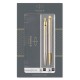 Набор ручек Parker IM Core TK223 (CW2093217) Brushed Metal GT подар.кор. ручка роллер, ручка шариковая