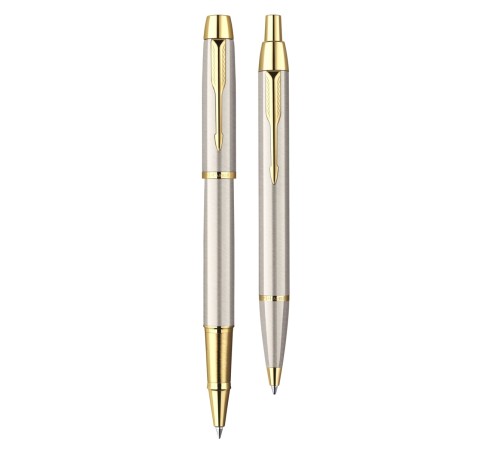 Набор ручек Parker IM Core TK223 (CW2093217) Brushed Metal GT подар.кор. ручка роллер, ручка шариковая Набор ручек Parker IM Core TK223 (CW2093217) Brushed Metal GT подар.кор. ручка роллер, ручка шариковая