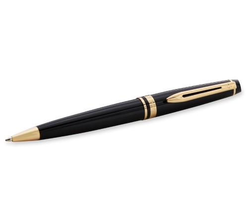 Ручка шариков. Waterman Expert 3 (CWS0951700) Black Laque GT M син. черн. подар.кор.
