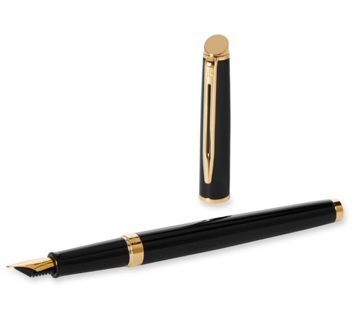 Ручка перьев. Waterman Hemisphere (CWS0920710) Matte Black GT F сталь нержавеющая подар.кор. Ручка перьев. Waterman Hemisphere (CWS0920710) Matte Black GT F сталь нержавеющая подар.кор.