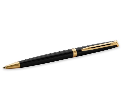 Ручка шариков. Waterman Hemisphere (CWS0920770) Matte Black GT M син. черн. подар.кор.