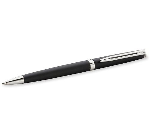 Ручка шариков. Waterman Hemisphere (CWS0920870) Matte Black CT M син. черн. подар.кор.
