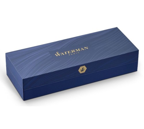 Ручка шариков. Waterman Hemisphere (CWS0920870) Matte Black CT M син. черн. подар.кор.