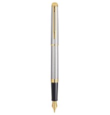 Ручка перьев. Waterman Hemisphere (CWS0920310) Steel GT F сталь нержавеющая/позолота подар.кор.