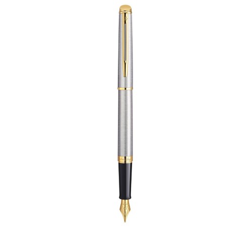 Ручка перьев. Waterman Hemisphere (CWS0920310) Steel GT F сталь нержавеющая/позолота подар.кор. Ручка перьев. Waterman Hemisphere (CWS0920310) Steel GT F сталь нержавеющая/позолота подар.кор.