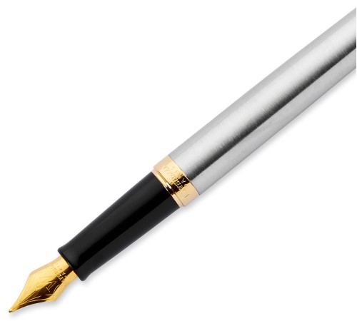 Ручка перьев. Waterman Hemisphere (CWS0920310) Steel GT F сталь нержавеющая/позолота подар.кор. Ручка перьев. Waterman Hemisphere (CWS0920310) Steel GT F сталь нержавеющая/позолота подар.кор.